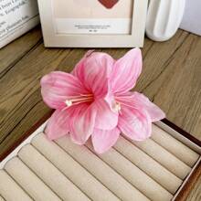 1 Stück elegante Haarspange mit Lilie Blume für Frauen, vielseitiges Design für den täglichen Gebrauch, Haarklammer, Haarkrallen, Haarspangen