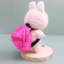 17cm Plush Backpack, Mini Backpack, Cute For Teens/Birthday Party Gifts (Doll Not Included) - Multicolor - View 3