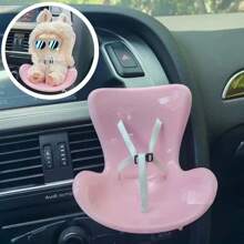 1pc Car Air Vent Decor, Fit For Labbu Accessories, Doll Less Than 7.09 Inches, Valentine's Day/St. Patrick's Day Gift, Made Of Plastic For Women Storage Organizer Travel Essentials Back To School Dormitory Storage
