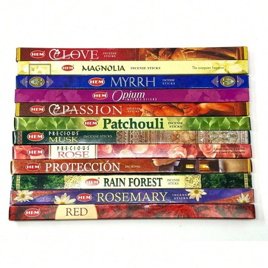 HEM Incense Assorted Best Sellers #1 Bulk Lot 12 Pack X 8 Sticks = 96 Mixed - 1 - 查看 1