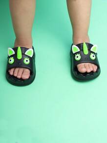 1 Pair Casual Summer Outdoor Unisex Kids Fashion Waterproof Slippers, Toddler Beach Sandals