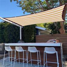 1PC Yellow White Anti-UV Sunshade Net Terrace Balcony Fence Privacy Mesh Garden Plants Sun Shelter - 1*2M/2*2M/2*3M/2*4M/2*5M/2*6M/2*8M/3*3M/3*4M/3*5M/3*6M/4*5M/4*6M - View 3