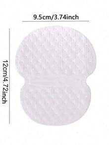 50pcs/100pcsSet Disposable Non-Woven Fabric Invisible Pad Anti-Sweat Patch, Minimalist White Underarm Anti-Sweat Patch, For Long-Lasting And Effective Sweat Prevention, Invisible Sweat Absorption, Under The Armpit For Comfort Summer Cooling,Beach,Travel - one-size - View 9