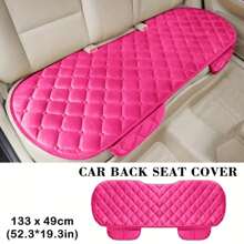Plush Car Back Seat Protector  Soft Non-Slip Durable Rear Row Seat Cushion Mat With Auto Chair Accessories Comfort Protection