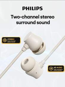 PHILIPS Écouteurs Bluetooth tour de cou PHILIPS TAN2020, écouteurs intra-auriculaires de sport avec gros diaphragme dynamique, haute qualité audio, double microphones, réduction de bruit active ANC, tour de cou magnétique, pour smartphones et ordinateurs