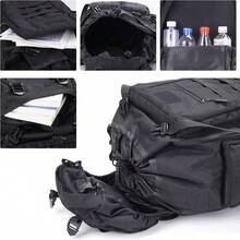 Mochila Táctica Multifuncional Para Exteriores De 100 L - Verde militar - Ver 4