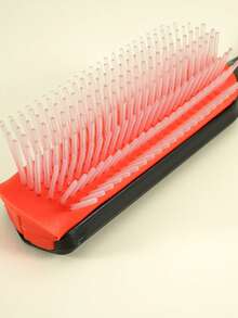 1支九排梳，卷发梳，9排造型梳，用于造型、抚平长发和打造卷发造型 - 男女通用，返校季、旅行度假必备，梳子，发梳，木梳，发刷，梳子，理发师，后梳，梳子，梳头发，卷发梳，解结梳，球形梳，迷你梳，卷发产品，圣诞节，美发，木梳，发梳，迷你梳，解结梳，梳子，卷发梳，美发工具，旅行必备，旅行必备，发型，美发，发梳，后梳，造型梳，卷发梳，边缘梳，梳子，梳头发，梳子套装，梳头发，卷发梳，解结梳，女士梳子，头发，旅行，美发产品，美发工具，美发用品，理发师配件、理发店、美发设备 - 黑色 - 查看 2