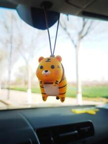 Ciondolo decorativo a forma di maialino carino, accessorio per auto, charmante pendente rosa a forma di maiale con decorazione a cuore, perfetto per decorare gli interni dell auto, aggiungendo una tocco di divertimento e allegria al tuo veicolo