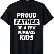 Cool In Summer-Funny Daddy &Amp; Dad Joke Gift T-Shirt Proud Father Of A Few Kids Graphic Personalized Custom Printed Women Men Summer T Shirts - màu đen - Xem 1