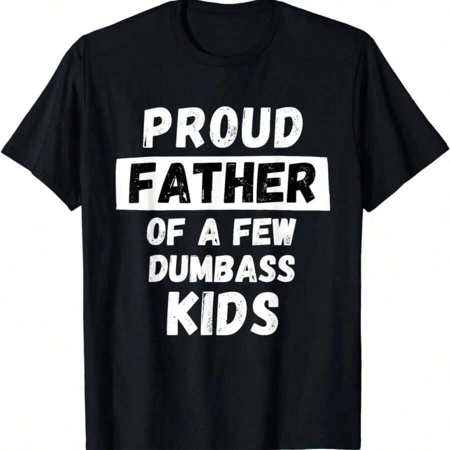 Cool In Summer-Funny Daddy &Amp; Dad Joke Gift T-Shirt Proud Father Of A Few Kids Graphic Personalized Custom Printed Women Men Summer T Shirts - màu đen - Xem 1