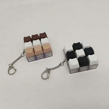 Cat Shaped Keychain Stress Relief Fidget Toy, Mechanical Keyboard Switch Tester, Keyring, Desk Decor, Phone Pendant, Creative Novelty Anti-Anxiety Pop Fidget Toys