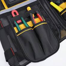 Lightweight Multi-Pocket Utility Work Vest For Mechanics & Construction Workers - Durable, Tool Vest With Heavy-Duty Storage Pockets, Breathable Design For Enhanced Mobility, Perfect For Job Site Efficiency, Adjustable Fit