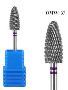 1件装专业高品质钨钢美甲钻头电动打磨机配件抛光切割器美甲工具用品