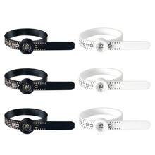 1/2Pcs Mido Ring Measuring Ring US Size Finger Size Adjuster Standard Soft Size Ring Measurement Tool Ring Sizer Measuring Set Reusable Finger Size Gauge Measuring Tool With Magnified Glass Jewelry Sizing Tool 1-17 USA Rings Size Valentine's Day Ring Size Measurement