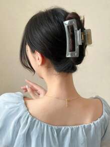 3pcs/Set Women's Vintage Jelly Hair Claw, Simple Hair Clip, Large Size Casual Hair Clips Hair Jaw Clip Hair Clamps Hair Clutch Hair Catcher Clip
