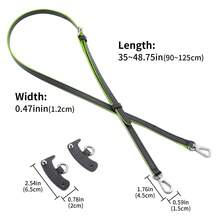 Kit de conversión ajustable de correa para bolso cruzado de hombro para bolso de mano - Gris - Ver 4