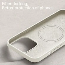 MagSafe Compatible Wireless Charging Phone Case For IPhone 17 Pro Max/17 Air/16/15/14/13/12/11 Pro Max, High-Quality Liquid Silicone Case With TPU Soft Back Panel, Shockproof Anti-Yellow Anti-Fingerprint, Perfect Gift For Women & Men,Black - màu đen - Xem 5