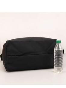 Sac fourre-tout imperméable pour hommes, avec un compartiment à chaussures indépendant, grand sac à bandoulière noir de grande capacité, sac à bandoulière, bagage de couleur unie simple, multifonctionnel, pour les étudiants, les adolescents, les étudiants de première année, la dortoir universitaire, pratique, retour à l'école, vacances, voyage