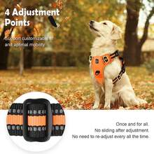 No Pull Dog Harness, No Choke Front Clip Dog Reflective Harness, Adjustable Soft Padded Pet Vest With Easy Control Handle For Small To Large Dogs