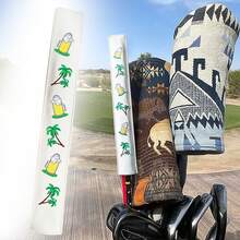 FINGER TEN 高尔夫校准杆套 杆头套 杆架 皮革 14''* 2'' 美国制造 黑色 白色 绿色 可容纳至少 2 根球杆 - 彩色 - 查看 1