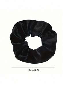 8pcs-Multi-Functional Hair Tie Storage Pouch - Portable Money Hider & Organizer, Non-Waterproof,Zippered Velvet Scrunchie Elastic Hair Tie With Secret Pocket For Keys, Cash, Lipstick,Headset,Accessory Storage - Fashionable Polyester Hair Band Accessory,Secure Money Hide-Away Hair Tie - Anti-Theft, Discreet Storage Band