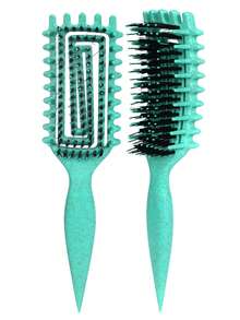 1 件全新升级卷发梳，特殊设计的卷发梳，特别适合卷发的卷发造型梳，为女性和男性塑造和定义卷发，减少拉扯和卷发分离。由 Candybrush 设计