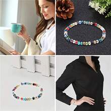 10 Strands Natural Crystal Beads For Jewelry Making, Various Colors, Austrian Mosaic Glass Beads, DIY Bracelet Accessories, Sizes: 3/4/6/8/10mm