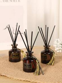 1 pezzo - Set diffusore di olio profumato senza fiamma, profumo di legno di sandalo per uso domestico dalla lunga durata, adatto per camera da letto, ambienti domestici, bagno, arredo di lusso per la casa, salotto, ecc., aromaterapia, deodorante per ambienti, diffusore, regalo, decorazione per la casa