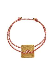 1Pc Summer Fashion Bohemian Style Clover Women's Hand Rope, Clover, Heart, Moon, Square Brand Scalable Bracelet, Suitable For Travel Photography, Daily Leisure, Vacation And Play, Suitable For Summer Beach Vacation, Outdoor Activities, Holiday Outings, Women's Jewelry Accessories
