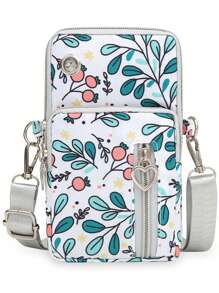 Borsa a tracolla sportiva da donna - Portafoglio multifunzione per cellulare (da indossare a spalla/braccio/a tracolla)