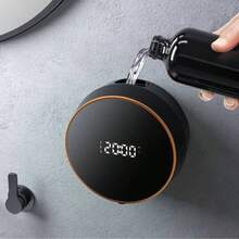 Automatic Alcohol Dispenser, Automatic Soap Dispenser: Round Wall-Mounted Automatic Soap Dispenser, Touchless Automatic Liquid Dispenser, Wall-Mounted, Modern Smart LCD Display, USB Rechargeable Hand Soap Dispenser, Suitable For Bathroom And Kitchen - Multiple Colors - View 9