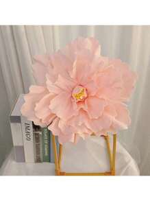 1pc 50cm Artificial Large Peony Flower For Decoration,Huge Artificial Silk Peony Flower Decoration, Artificial Peony Flower Faux Flower Realistic Large Simulation Flower Wedding Reception Props For DIY Craft Living Room Decor, Home Decor,Wedding Decor, Birthday Decoration, Garden Decor And Indoor Outdoor Decoration