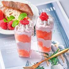 20/30/40/50/60 Stück Dessertbecher, Trifle-Becher geeignet für Desserts, Milch, Saft, Pudding, Eis, Gelee - perfekt für Hochzeiten, Partys, Feiertage und Heimdekoration