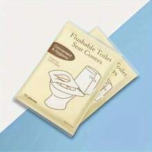 20 Stück Einweg-Toilettendeckel, neutrale Verpackung mit 10 Stück Toilettendeckel-Auflagen