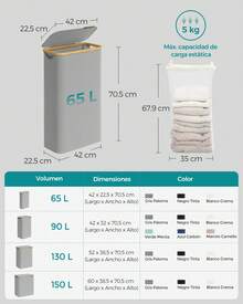 Laundry Baskets - 深灰色 - 查看 7