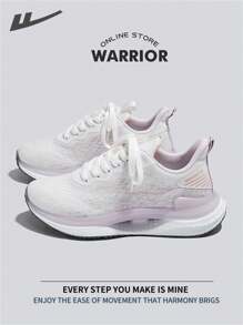 WARRIOR Warrior Fashionable Retro Sports Shoes For WomenSpring And SummerLightweight Comfortable Breathable Running Shoes Modest Style Casual Yet Sleek Sneakers Applicable Throughout The Year Wear-Resisting All-Day Wear Training Sneakers Soft Sole