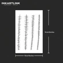 INKARTLINK 缝制纹身贴 | 3D伤口模拟技术 | AR效果 | 赛博朋克风格
