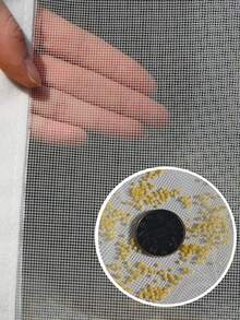 Seamless White Insect-Proof Window Screen - Magnetic Closure Nano-PP Mesh Curtain, Breathable Bedroom Decor (Decoration Bedroom) & Greenhouse Cover, Stylish No-Zip Modern Home Upgrade - White - View 5