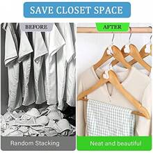 10 piezas Ganchos de conexión para perchas, ganchos de conexión para el hogar, hebilla de conexión de perchas de moda mini para perchas de ropa, conectores de ganchos en cascada, organizador de armario de plástico resistente para ahorrar espacio, hebilla de conexión apilable