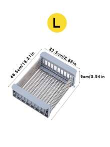 1 pezzo Supporto estendibile per lavello da cucina, supporto per stoviglie, organizzatore per lavello, reggimensole per utensili