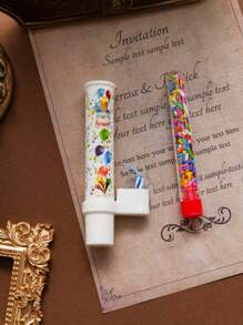 1pc Surprise Candy Firework Candle, Celebration & Birthday Party Decor - Multicolor - View 6