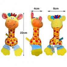 XLiKaa Baby Soft Rattle Shake Bell, Infant Grasping Developmental Toys, Sensory Learning Toys With Teether, Baby Sound, Suitable For 3-6-9-12 Months - Multicolor - View 6
