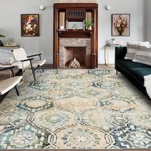 Moroccan Style Machine Washable Carpet For Living Room, Non-Slip Bedroom Rug, Corridor Mat, Vintage Patterned Carpet For Kitchen, Dining Room, Office - Morocco - View 16