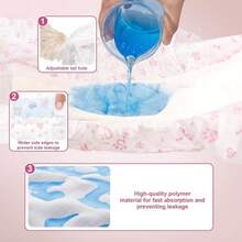 10/12pcs Disposable Dog Diapers, Unisex Pet Pads - Multicolor - View 5