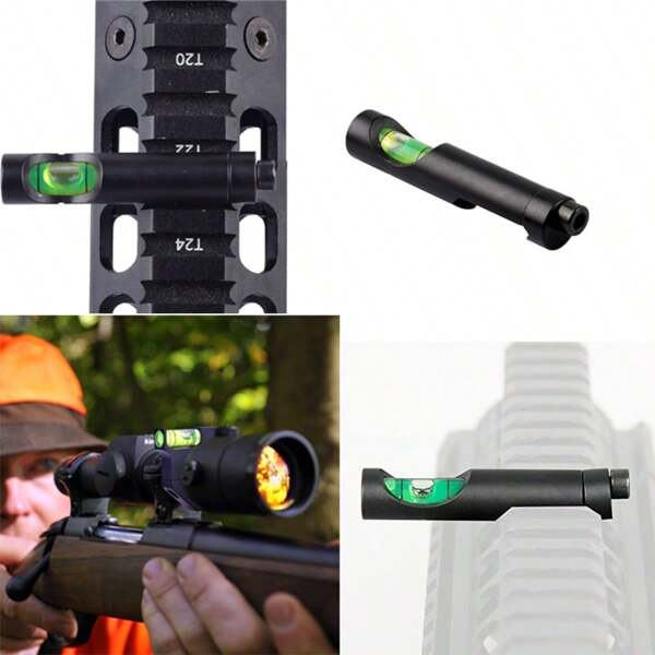 Kit d'accessoires d'outils de niveau à bulle optique en métal pour le montage de visée de chasse en extérieur, calibrage horizontal, nivellement