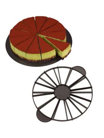 1pc Cake Dividing Knife, Plastic Round Cake Slicer Cutter, Apple Pie Cookie Bakeware Tool