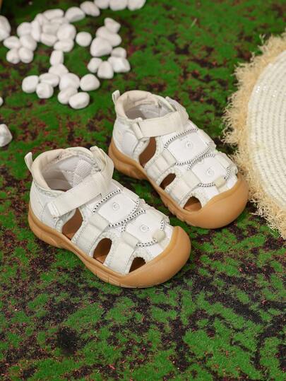 Jungen Sandalen mit offener Zehenpartie, Sommer 2025 Neue Mode Weiche Sohle Athletisch Strandschuhe