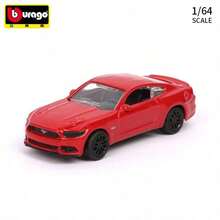 Burago 官方授权正品1/64比例合金汽车模型奔驰凯迪拉克保时捷雪佛兰仿真压铸金属车模型摆件迷你小车模型收藏