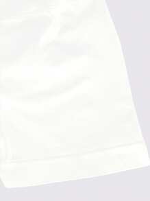 White Shorts,High-Waisted Tummy-Control Shorts,Hidden Scrunch Butt Lifting Skinny Pants,Cycling Shorts Curve,