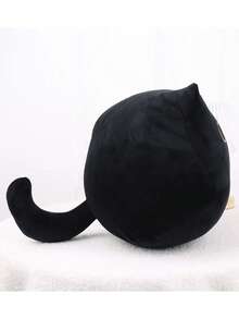 三种尺寸可爱黑猫毛绒抱枕娃娃，柔软可爱，动漫猫咪毛绒娃娃，高品质儿童礼物，男孩/女孩皆宜，朋友礼物，房间装饰，情人节，圣诞节，玩具，毛绒玩具，填充玩具，女孩娃娃，女孩礼物